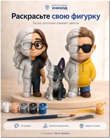 Персонализированная фигурка по номерам Персонализированная фигурка по номерам